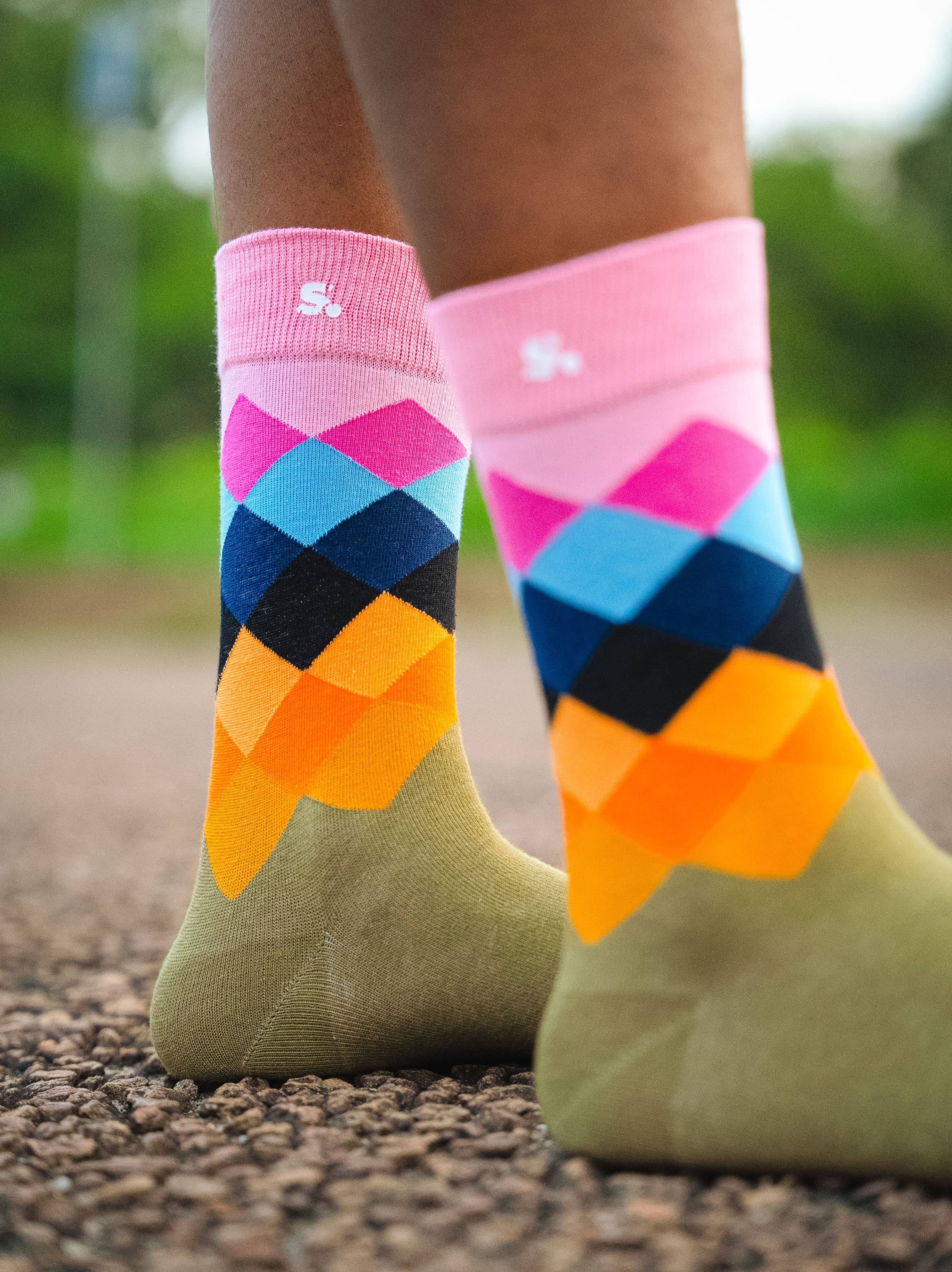 Geometric Army Green